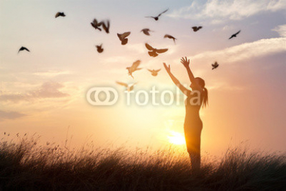 Woman-praying-and-free-birds-enjoying-nature-on-sunset-background.jpg